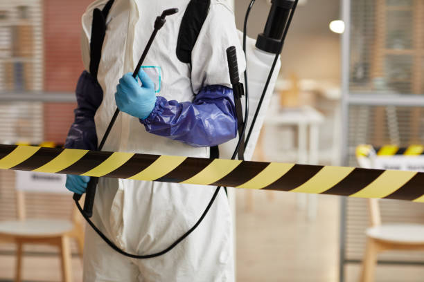 Professional Biohazard Cleanup technician working in Lake Grove, NY